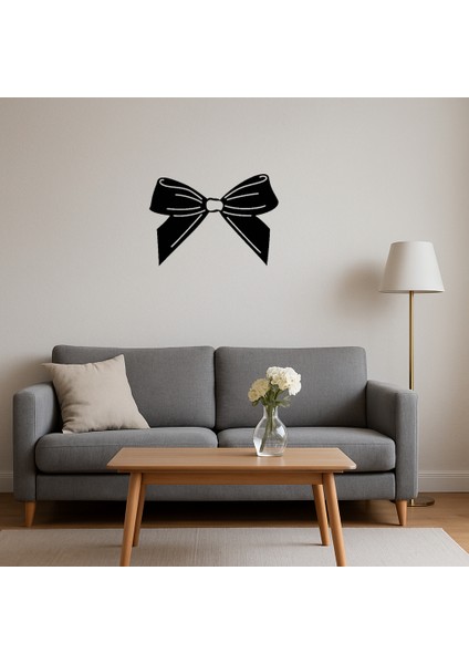 Elegan Fiyonk Mdf Duvar Dekoru - ASOY8314-6680 fırsatları