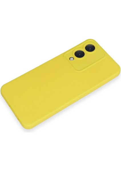 Vivo Y17S Kılıf Nano Içi Kadife Silikon - Sarı - ASOY3389-2529 fırsatları