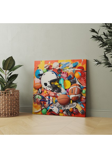 Canlı Spor Ikonları Kanvas Tablo fiyatları