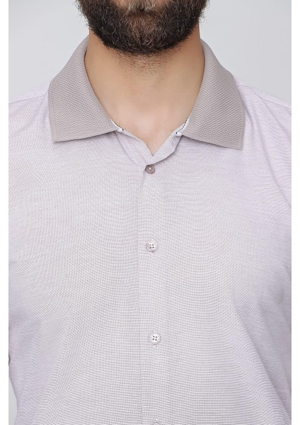 G 1491 Slim Fit Bej Spor Gömlek indirimleri