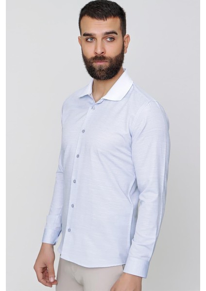 G 1491 Slim Fit Koyu Mavi Spor Gömlek fiyatları