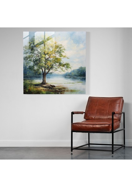 Hayat Ağacı Duvar Sanatı - Izlenimci Yağlı Boya Tablo - Ev Dekorasyonu - Sessizlik ve Huzur Temalı Yağlı Boya Tablo fiyatları