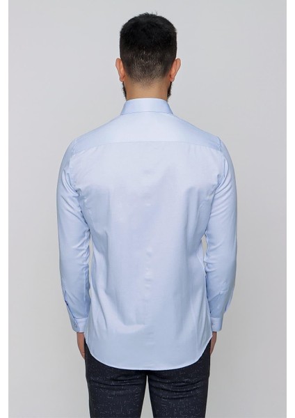 Gk 634 Mavi Klasik Gömlek indirimleri