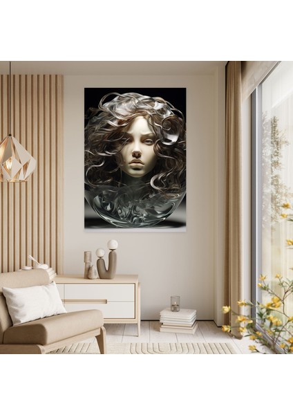 Gerçekçi Cam Heykel Duvar Sanatı Baskı - Gerçekçi Cam Heykel Duvar Dekorasyonu Kanvas Gerçekçi Cam Heykel fiyatları