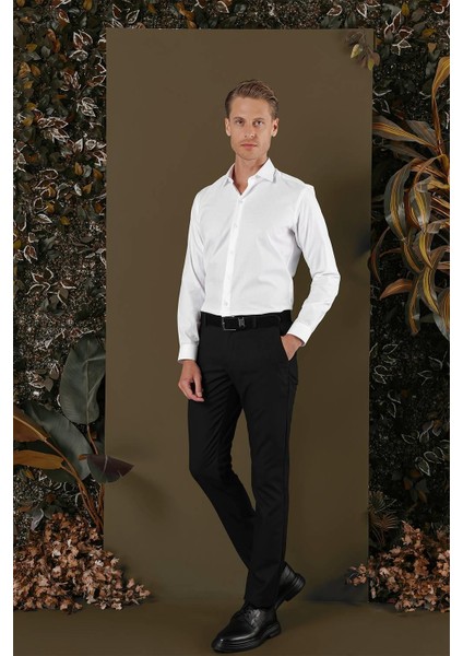 Gk 701 Slim Fit Beyaz Klasik Gömlek fiyatları