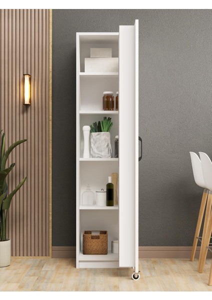Kuzeylife Novensa Çok Amaçlı Erzak-Kiler Dolabı Tek Kapaklı Beyaz modelleri