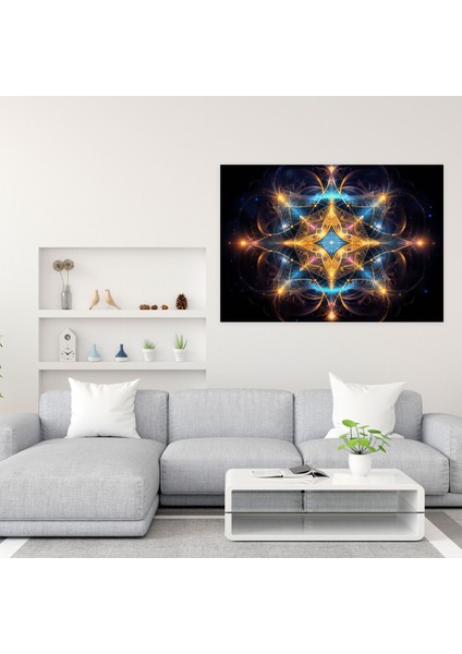 Burçlar Astroloji Mandala Kanvas Tablo - Burçlar Duvar Sanatı Kanvas Tablo modelleri