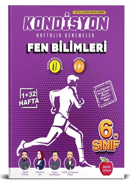 Newton 6.sınıf Kondisyon Fen Bilimleri Haftalık Kazanım Denemeleri 33 Hafta