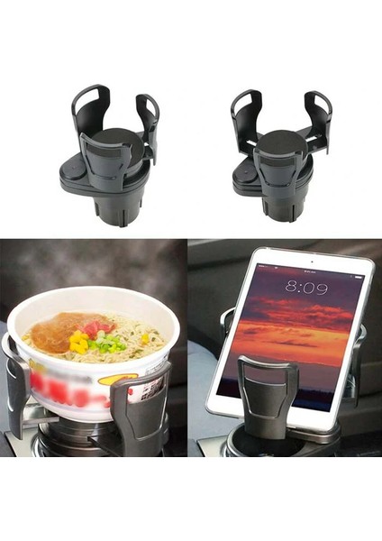 Ally 360° Döndürülebilir Araç Bardaklık 2li Araç Içecek Tutacağı Braketi- - ASOY3979-784 fırsatları