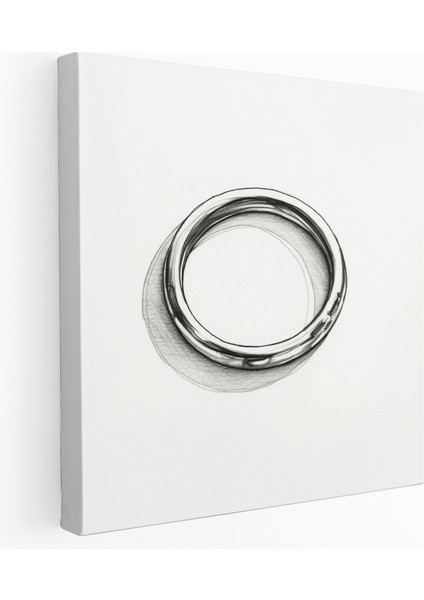 Yüzüklerin Efendisi Kanvas Tablo - Tek Yüzük - Yüzüklerin Efendisi Duvar Sanatı Kanvas Duvar Sanatı Kanvas Tablo