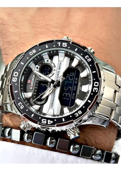 Navıforce Çelik Su Geçirmez Erkek Kol Saati, Çelik Kol Saati, Su Geçirmez Saat