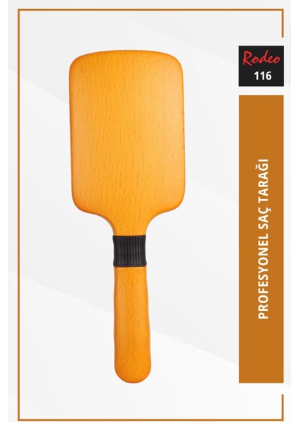 Professional Edyy'S 116 Ahşap Saplı Saç Açma Fırçası Günlük Kullanımda Pürüzsüz ve Kolay Tarama fırsatları