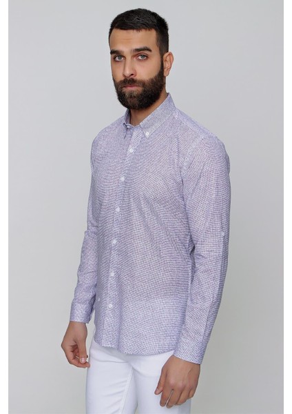 G 1472 Slim Fit Beyaz Spor Gömlek modelleri