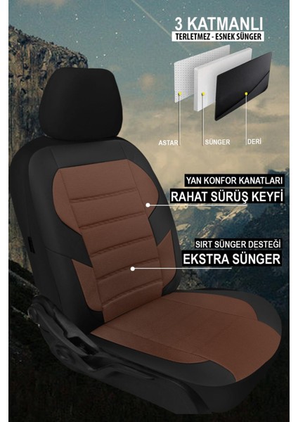 Dacia Sandero Carusa Pike Kumaş Oto Koltuk Kılıfı fiyatları