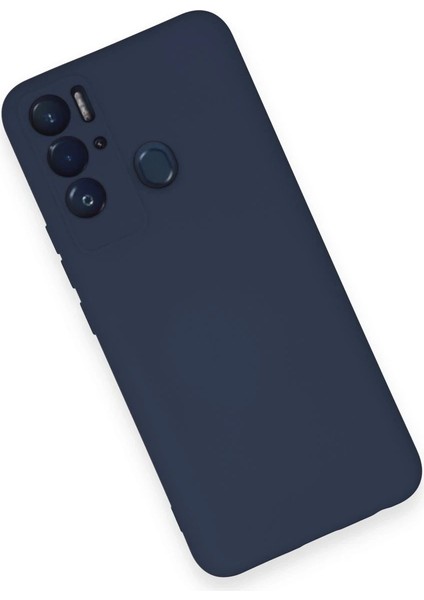 Tecno Pova Neo Kılıf Nano Içi Kadife Silikon - Lacivert - ASOY3558-7862 modelleri