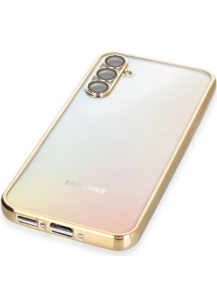 Samsung Galaxy A54 5g Kılıf Lensli Silikon - Gold - ASOY7045-9239 fırsatları