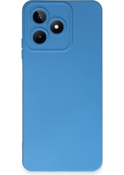 Realme C53 Kılıf Nano Içi Kadife Silikon - Mavi - ASOY1770-5373