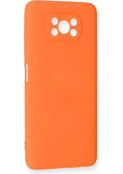 Xiaomi Pocophone X3 Kılıf Nano Içi Kadife Silikon - Turuncu - ASOY8161-1661 fiyatları