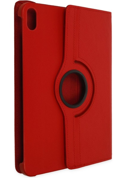 iPad 2022 10.9 (10.nesil) Kılıf 360 Tablet Deri Kılıf - Kırmızı - ASOY5430-9779