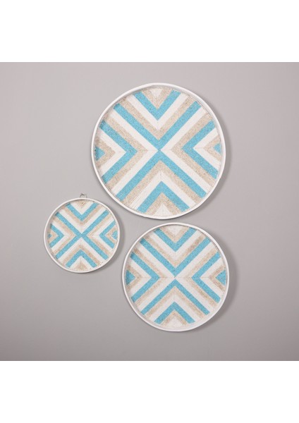 Mylamp Anadolu Boncuklu Bambu Duvar Dekoru 3 Lü Set indirimleri