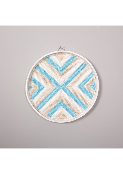 Mylamp Anadolu Boncuklu Bambu Duvar Dekoru &tepsi 25 cm