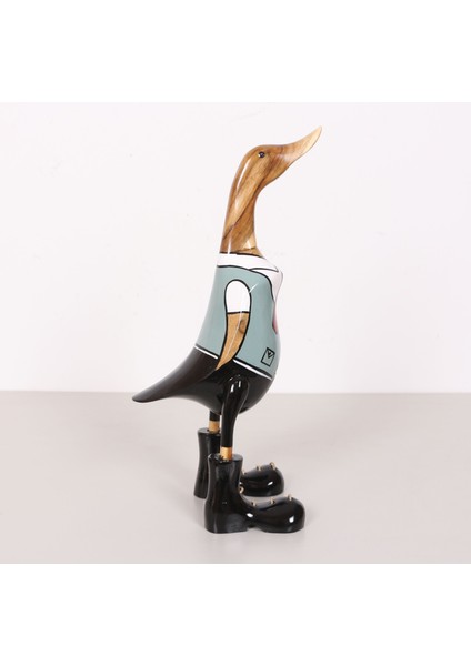 Mylamp Öğrenci Ördek El Oyması Teak Gövde 41X17X13 cm