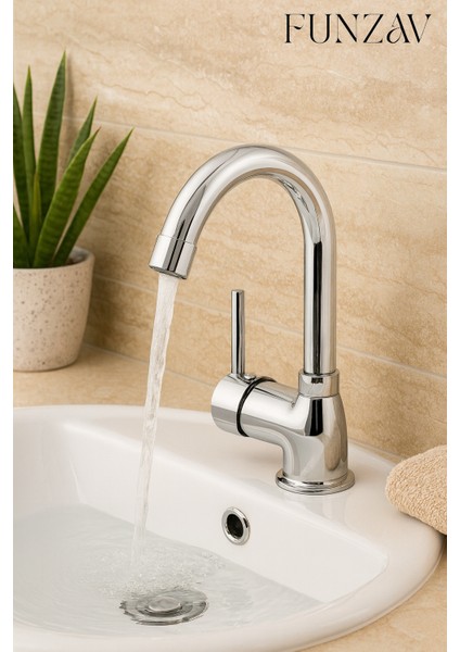 Krom Silver Çubuk Kol Banyo Lavabo Bataryası Modern Şık Dayanıklı Silver Tasarım Lavabo Musluğu modelleri
