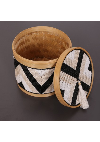 Mylamp Bali Boncuklu Bambu Saklama Kutusu L 20X20 cm fiyatları