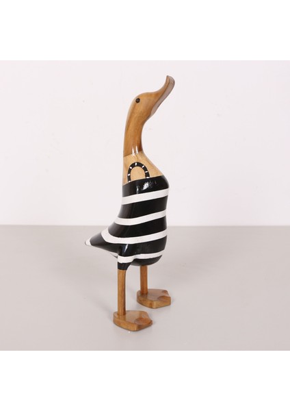 Mylamp Çizgili Ördek El Oyması Teak Gövde 34X14X13 cm fiyatları