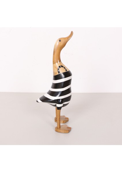 Mylamp Çizgili Ördek El Oyması Teak Gövde 34X14X13 cm modelleri
