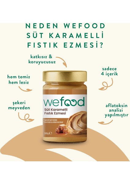 Süt Karamelli Fıstık Ezmesi 300 gr indirimleri