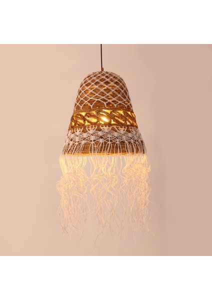 Mylamp Medusa Doğal Abaka ve Makrome 40X90 cm Avize fiyatları