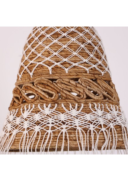 Mylamp Medusa Doğal Abaka ve Makrome 40X90 cm Avize modelleri