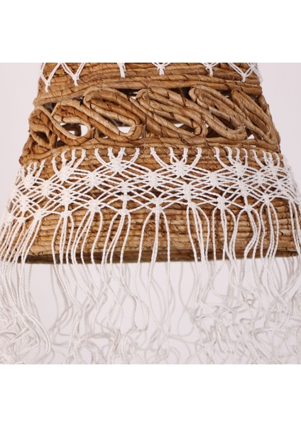 Mylamp Medusa Doğal Abaka ve Makrome 40X90 cm Avize indirimleri