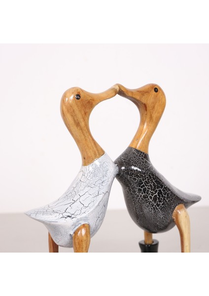 Mylamp Aşık Ördekler El Oyması Teak Gövde 29X30X11 cm indirimleri