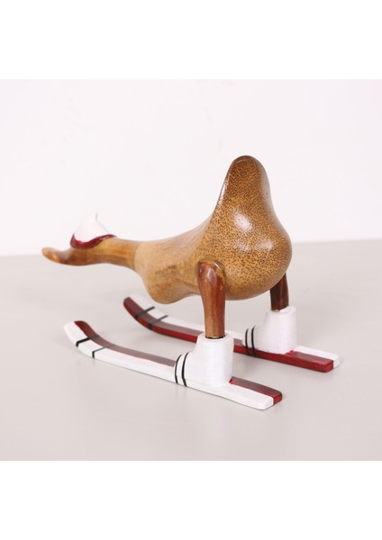 Mylamp Kayakçı Ördek El Oyması Teak Gövde 30X20X12 cm modelleri