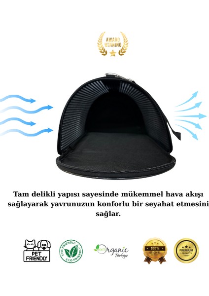 Omuz Askılı Kedi ve Köpek Taşıma Çantası Nefes 10 kg Taşımalı 23X30X40 cm fırsatları