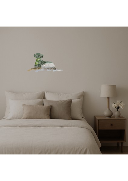 Minimalist Köpek Temalı Duvar Sanatı - ASOY9182-5608 fiyatları