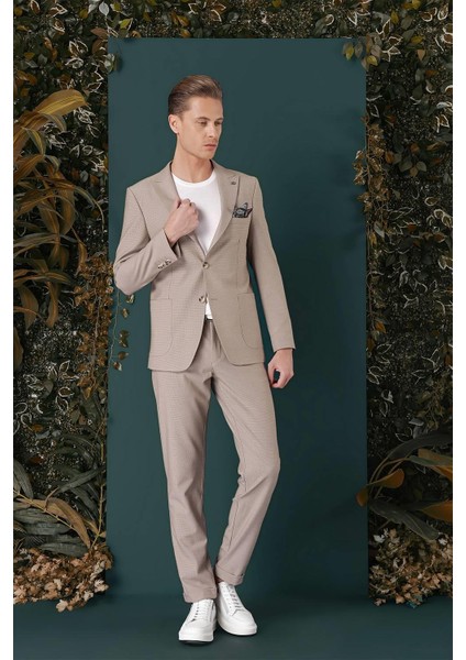 C 659 Slim Fit Bej Spor Ceket fırsatları