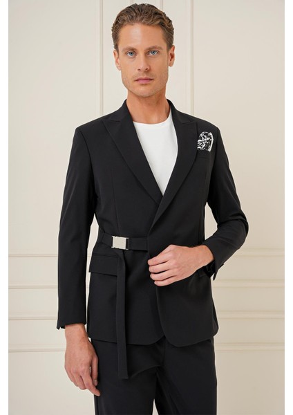 C 688 Slim Fit Siyah Spor Ceket fırsatları