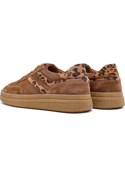 Kadın Taba Bağcıklı Süet Deri Sneaker 25AFD511010 indirimleri