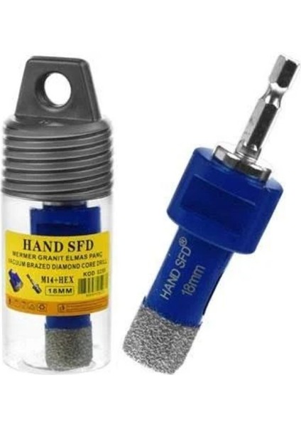 18 mm Fayans Mermer Granit Seramik Delme Panç Elmas Uç