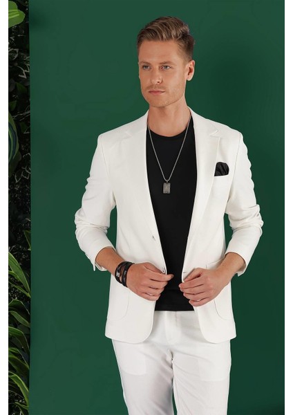 C 643 Slim Fit Ekru Spor Ceket fiyatları