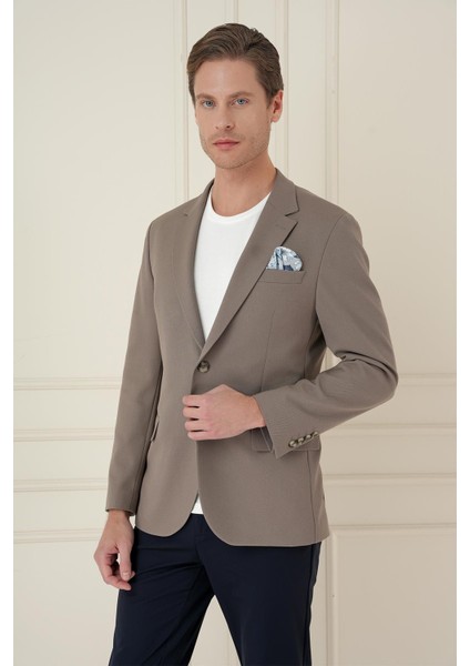 C 691 Slim Fit Bej Spor Ceket fırsatları