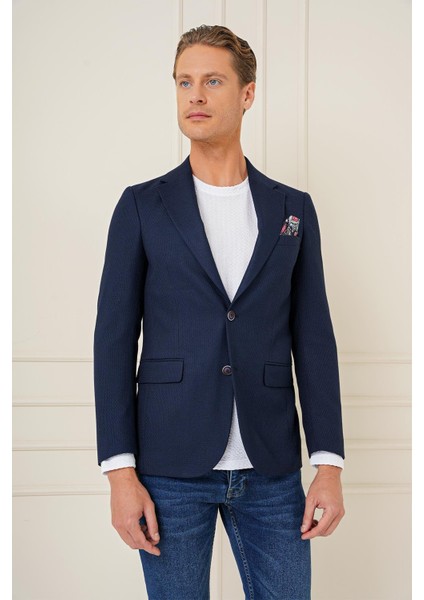 C 685 Slim Fit Lacivert Spor Ceket fırsatları