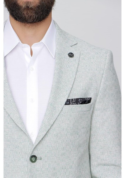 C 613 Slim Fit Nil Yeşili Spor Ceket indirimleri