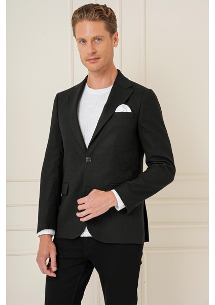 C 685 Slim Fit Siyah Spor Ceket modelleri