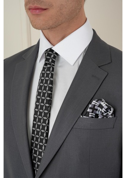 Slim Fit Çift Yırtmaç Mono Yaka Klasik Füme Takım Elbise Tk 912 indirimleri
