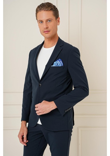 C 680 Slim Fit Lacivert Spor Ceket modelleri