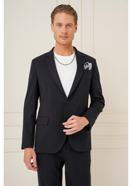C 691 Slim Fit Siyah Spor Ceket fırsatları
